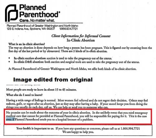 When Planned Parenthood injures a woman who pays? She does When Planned Parenthood injures a woman who pays? She does