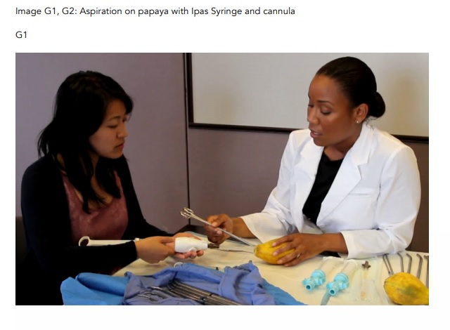Image: Aspiration abortion Papaya workshop
