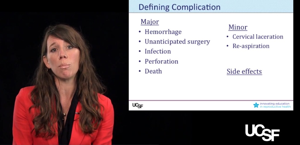 Image: Jennifer Kerns UCSF training complications first trimester abortion