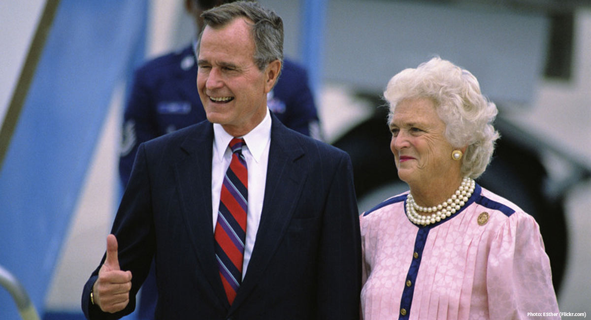 George and Barbara Bush