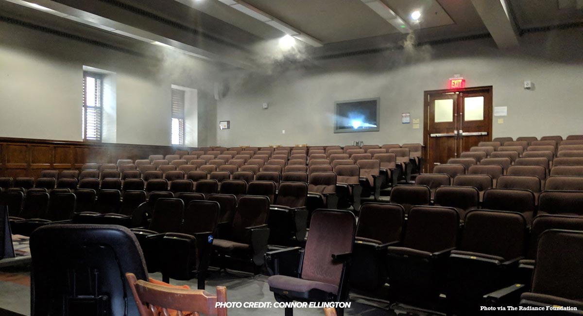 pro-life event smoke bombed