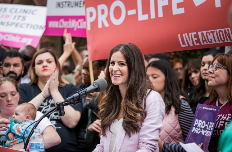 Image: Lila Rose led pro-life rally at Planned Parenthood, calling for Rep. Brian Sims to resign