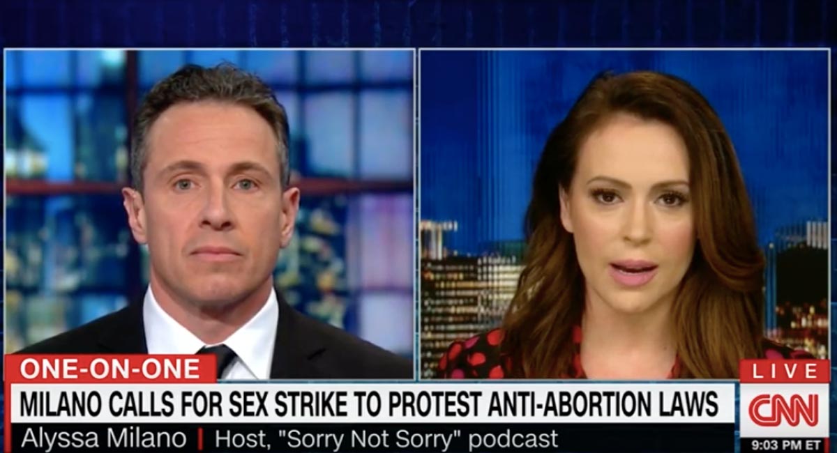 Alyssa Milano, pro-life, abortion