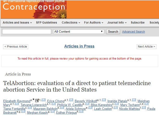 Image: June 2019 TelAbortion study Journal Contraception