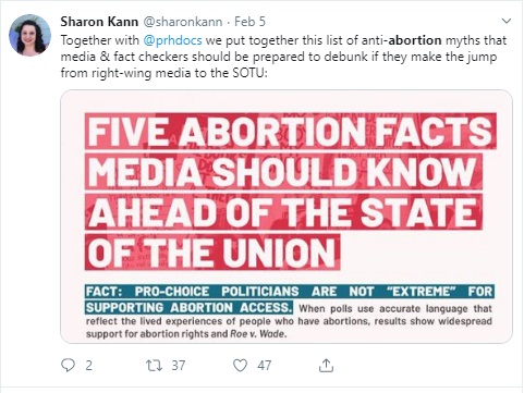 Image: Sharon Kann works with abortion providers image Twitter (Image; Twitter)