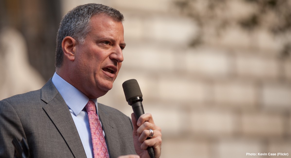 New York City abortion de Blasio