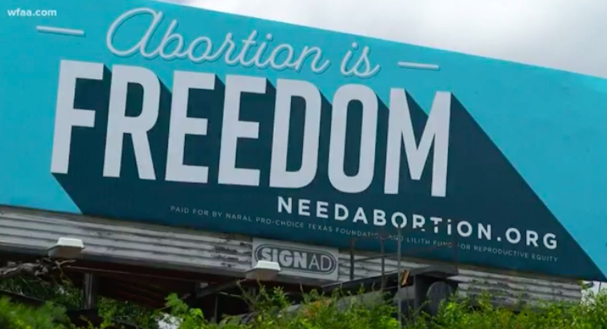 abortion billboard