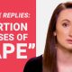 pro-life replies, rape