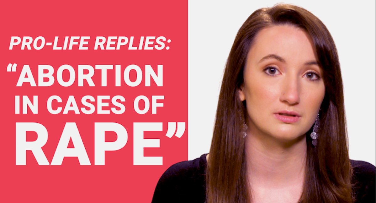 pro-life replies, rape