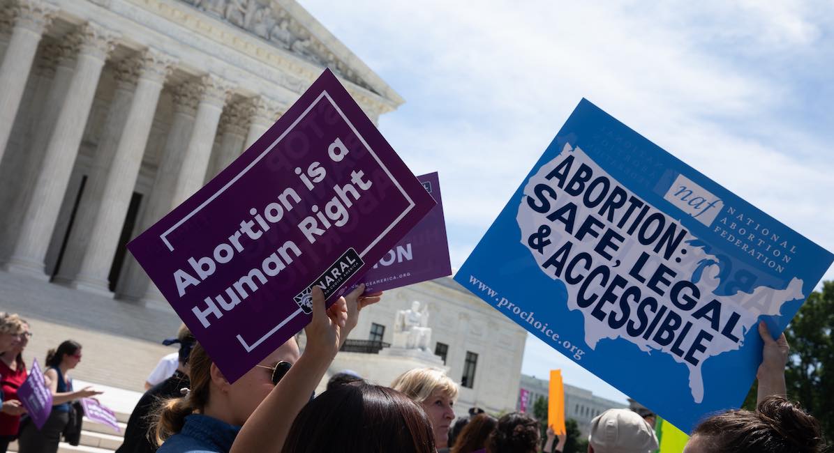 Abortion Rights Activist Protest Outside Supreme Court