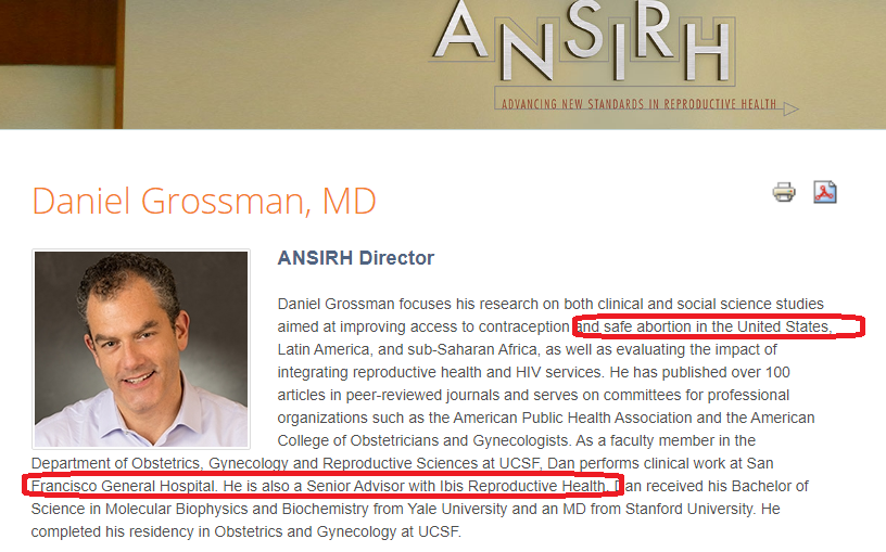 Image: Daniel Grossman is director at ANSIRH