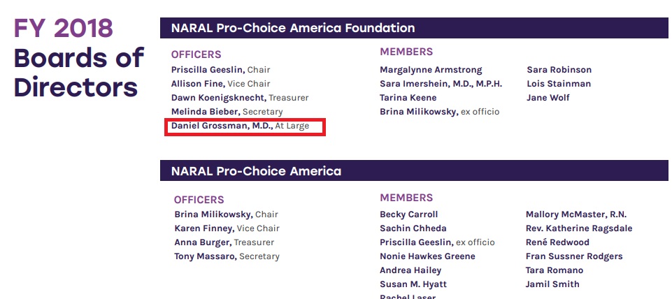 Image: Daniel Grossman is on board of NARAL 2018 (Image: NARAL 2018 AR)