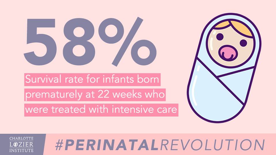 Image: Charlotte Lozier stat on fetal survival rates at 22 weeks