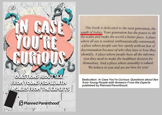 Image: PPRM Planned Parenthood book In Case You're Curious (ICYC) dedication