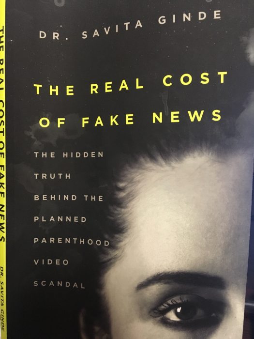 Image: Planned Parenthood former abortionist: Savita Ginde book cover
