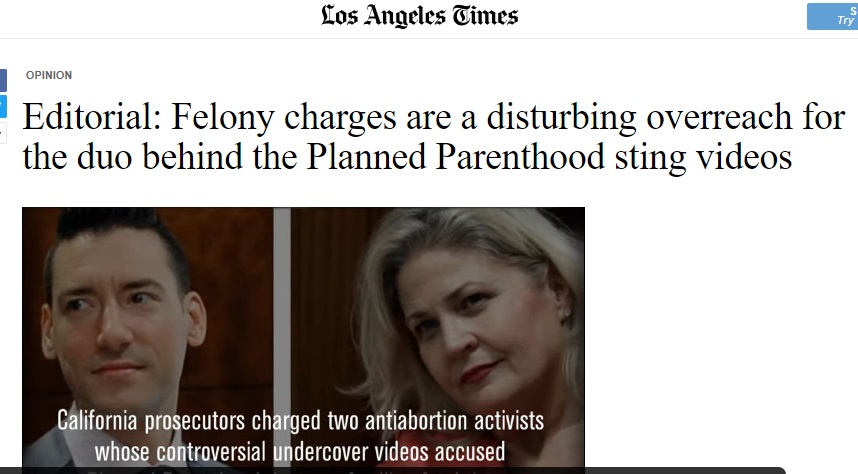 Image: LA Times calls criminal charges against CMP overreach