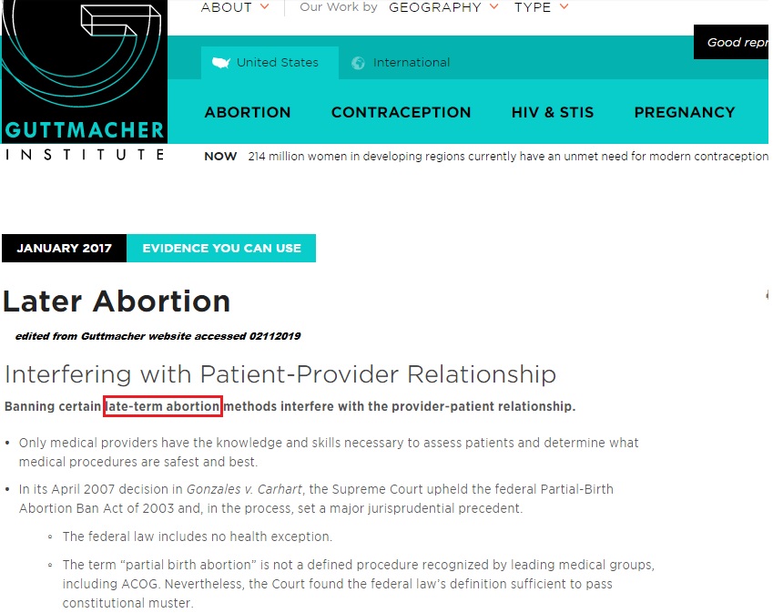 Image: Guttmacher uses late-term abortion on website