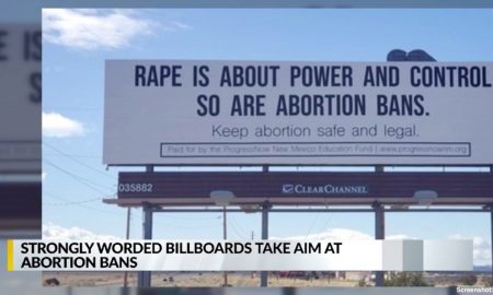 abortion laws equated to rape billboards