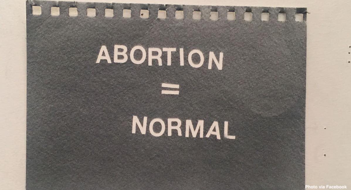 abortion art exhibit