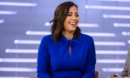 Hallie Jackson 8 months pregnant debate