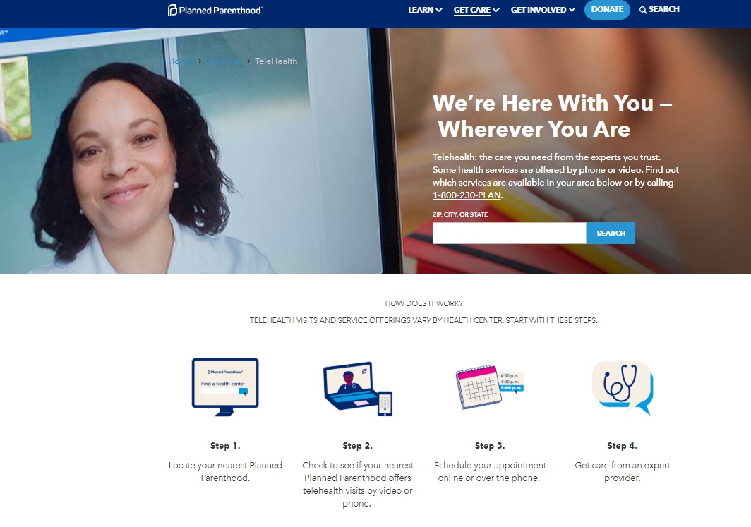 Image: Planned Parenthood offers telehealth including abortion