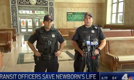 newborn, New Jersey officers