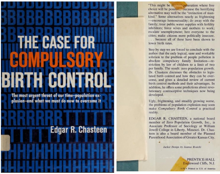 Image: Case for Compulsory Birth Control by Edgar R Chasteen Planned Parenthood Board Member