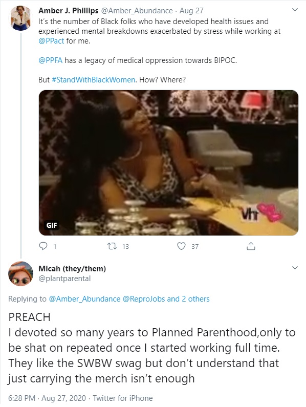Image: Planned Parenthood criticized because of accusations of racism (Image: Twitter)