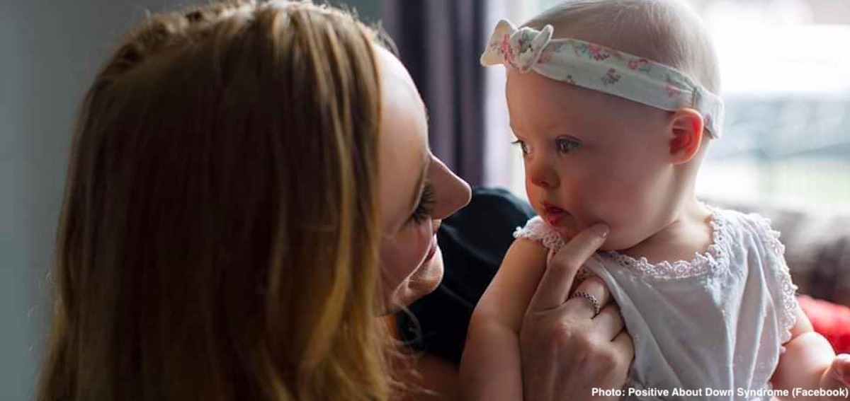 Mom chooses life for baby girl with Down syndrome after overcoming fear of the unknown
