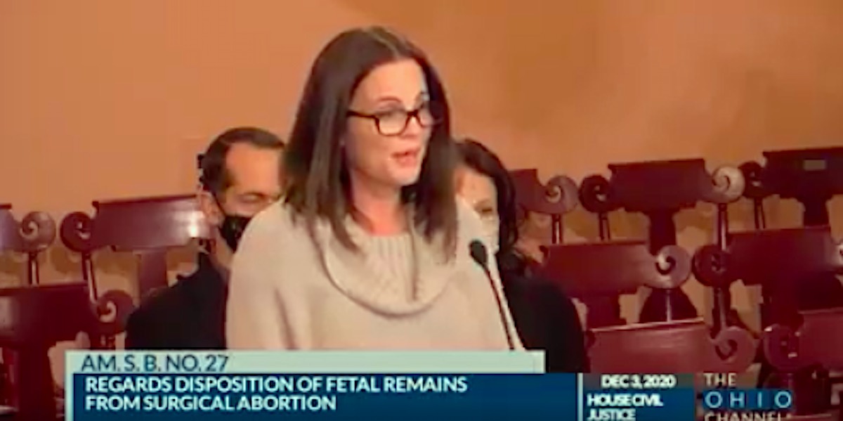 post-abortive, fetal remains, Ohio