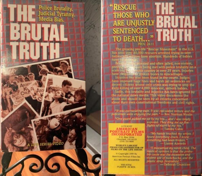 Image: 'Brutal Truth' documents 1990s police brutality in peaceful pro-life rescue movement against abortion