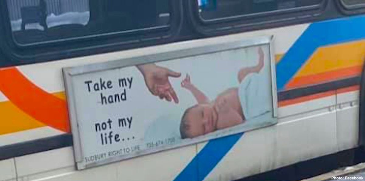 pro-life bus ad Canada