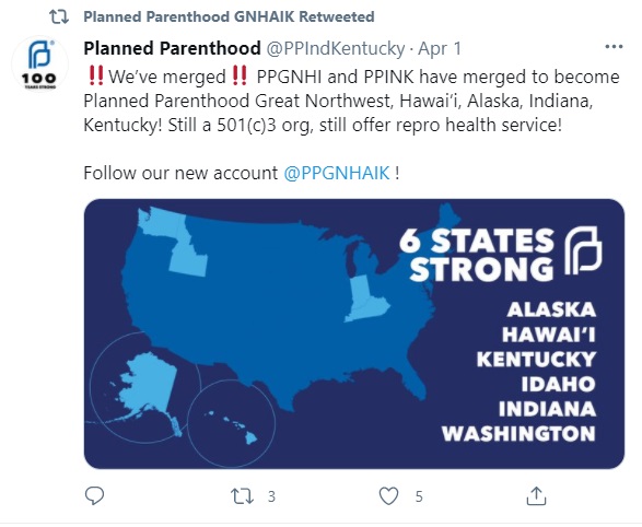 Image: Planned Parenthood merger creates PPGNHIK (Image: Twitter)