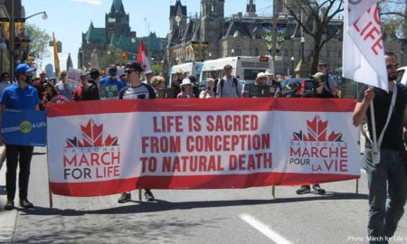 March for Life Canada, Canada, assisted suicide