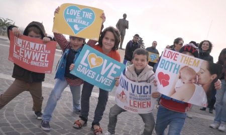 Image: Malta March for Life 2018 ( Screen image: LifeNetwork Foundation video)