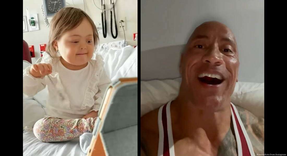 Dwayne Johnson, Down syndrome