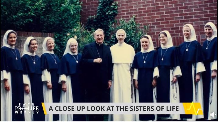 sisters of life, ewtn screenshot