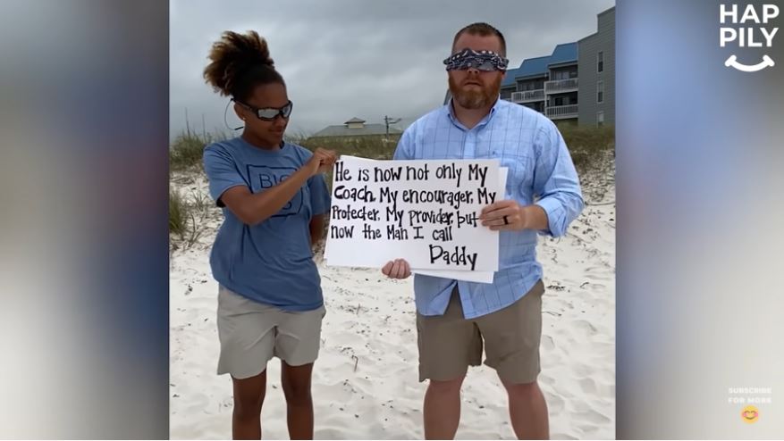 EMOTIONAL VIDEO: Teenage foster child asks her former coach to adopt her