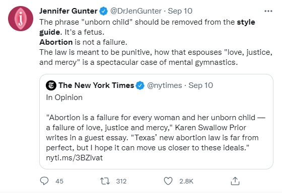 Abortion doc Jen Gunter calls for term unborn child to be removed by style guide Image Twitter