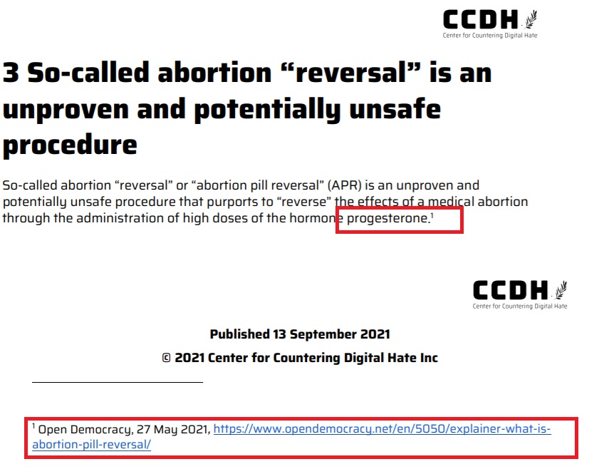 Image: Center for Countering Digital Endangering Women cites pro-abortion Open Democracy in APR hit piece