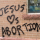 vandalized