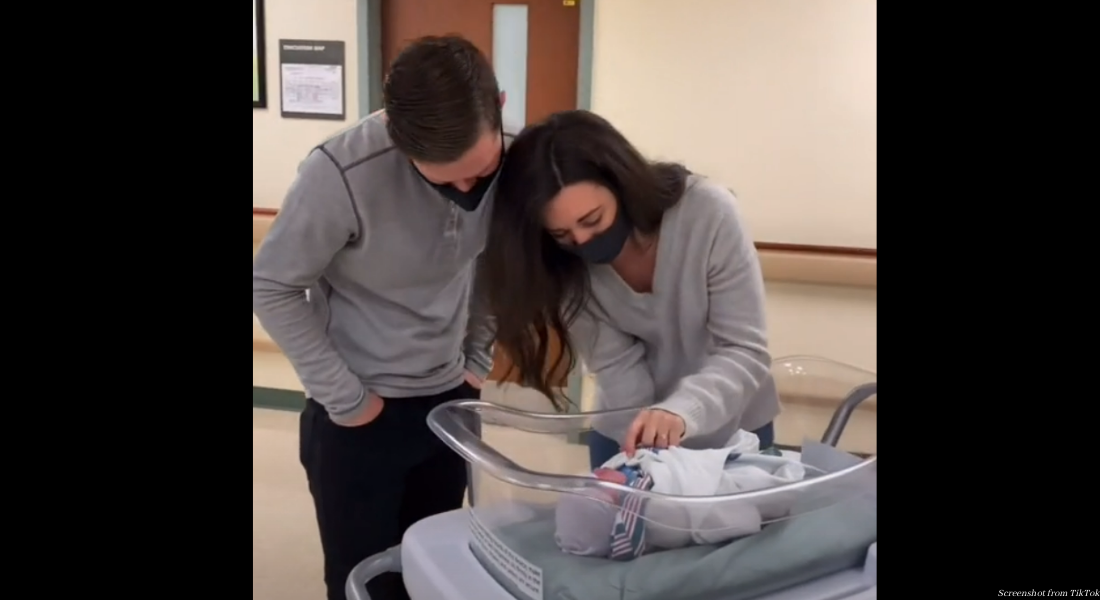 WATCH: Viral adoption video shows emotional moment parents meet their baby boy