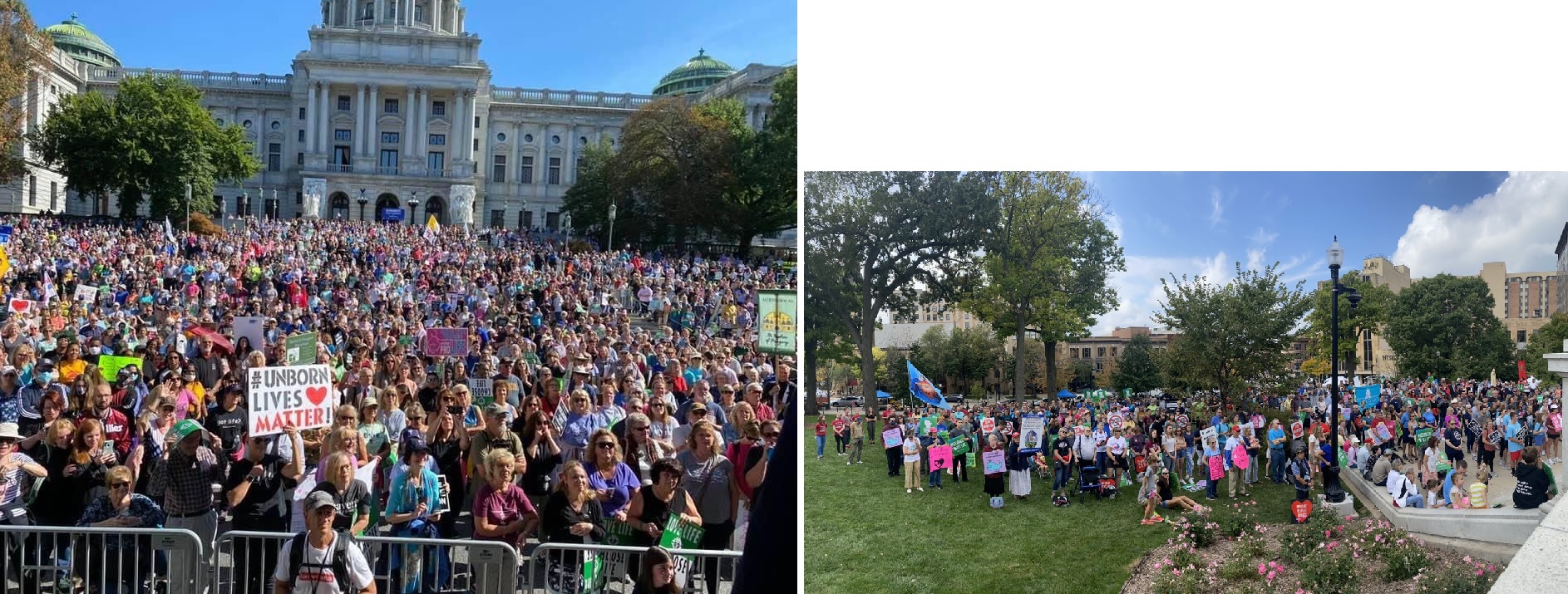 March for Life PA and Wisconsin 2021