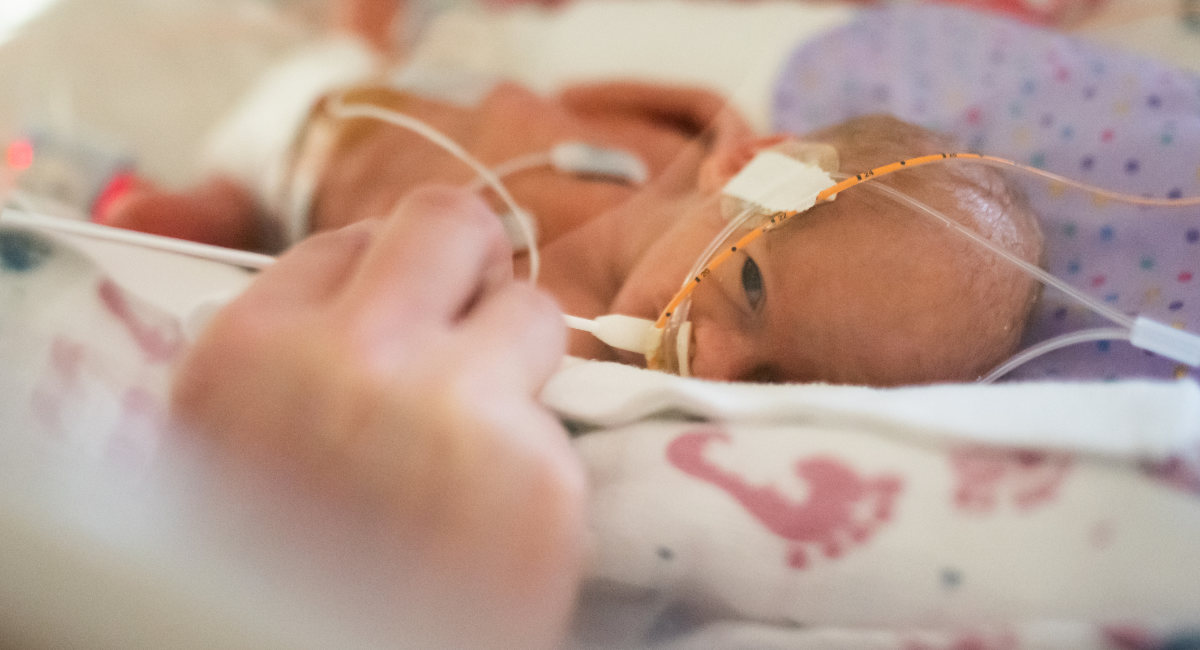 Premature baby weighing just over 1 pound at birth goes home from hospital