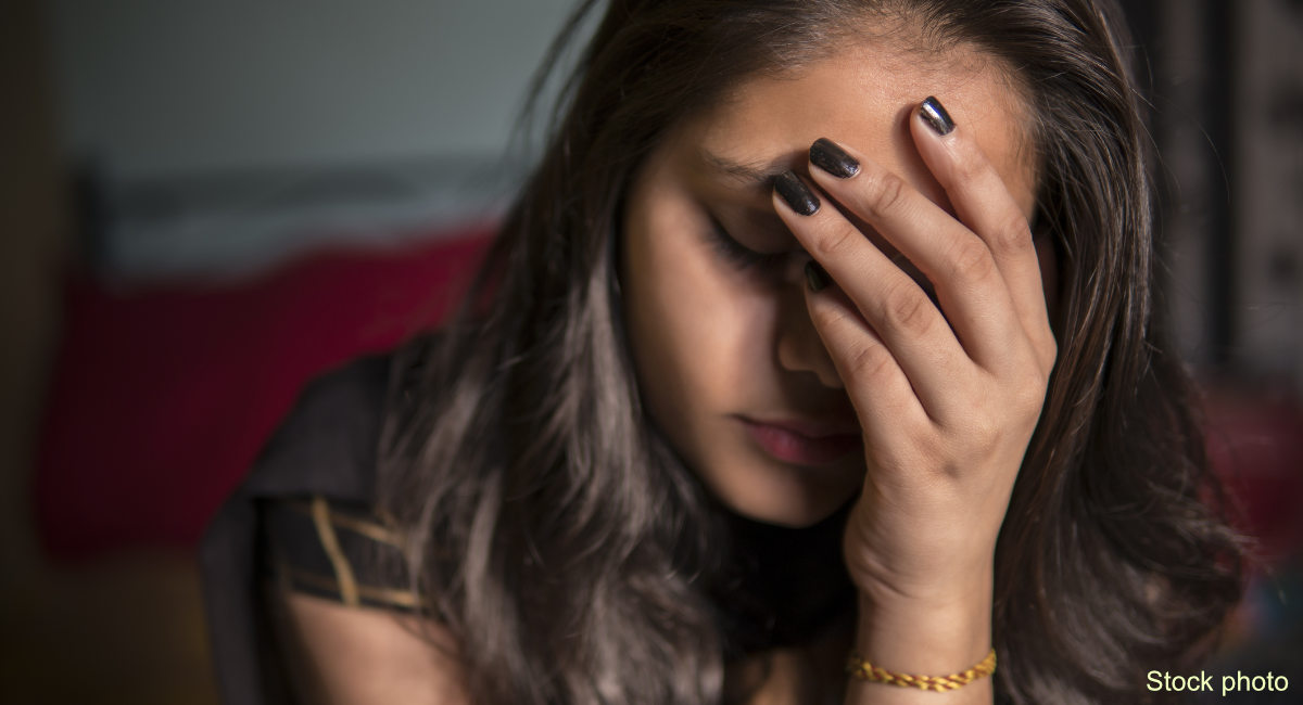 Indian teen sad, abortion trauma