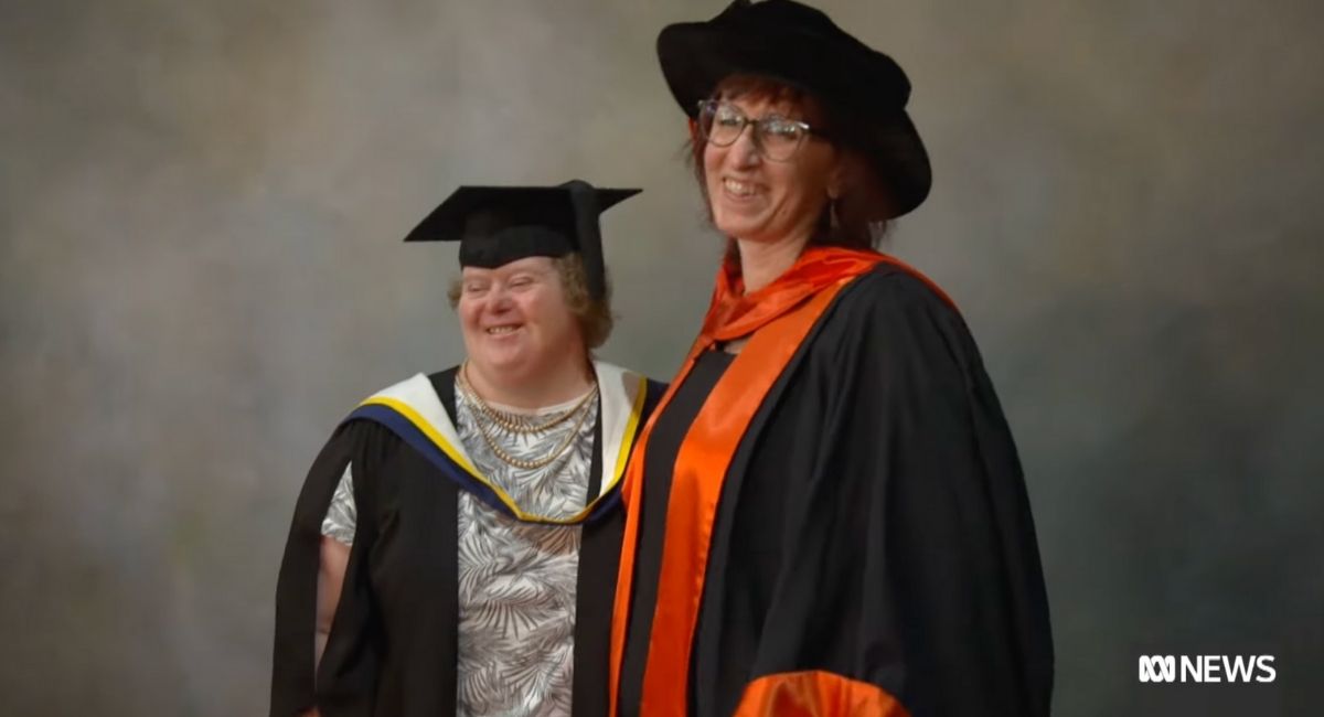 Australian woman believed to be country’s first college graduate with Down syndrome
