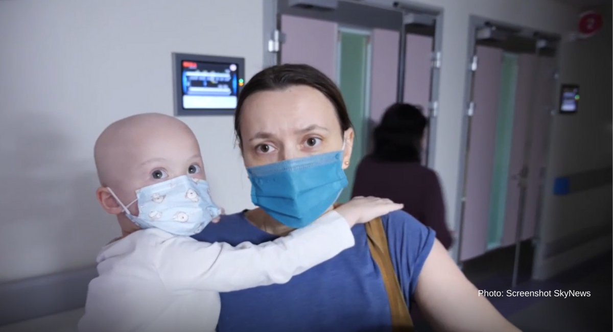 Four-year-old with Down syndrome flees Ukraine while fighting cancer