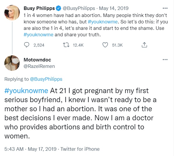 Image: Tweet by Razel Remen claiming she had abortion (Image: Twitter)