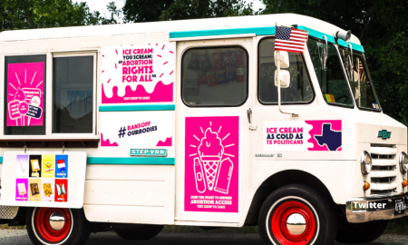 Planned Parenthood ice cream truck, Twitter