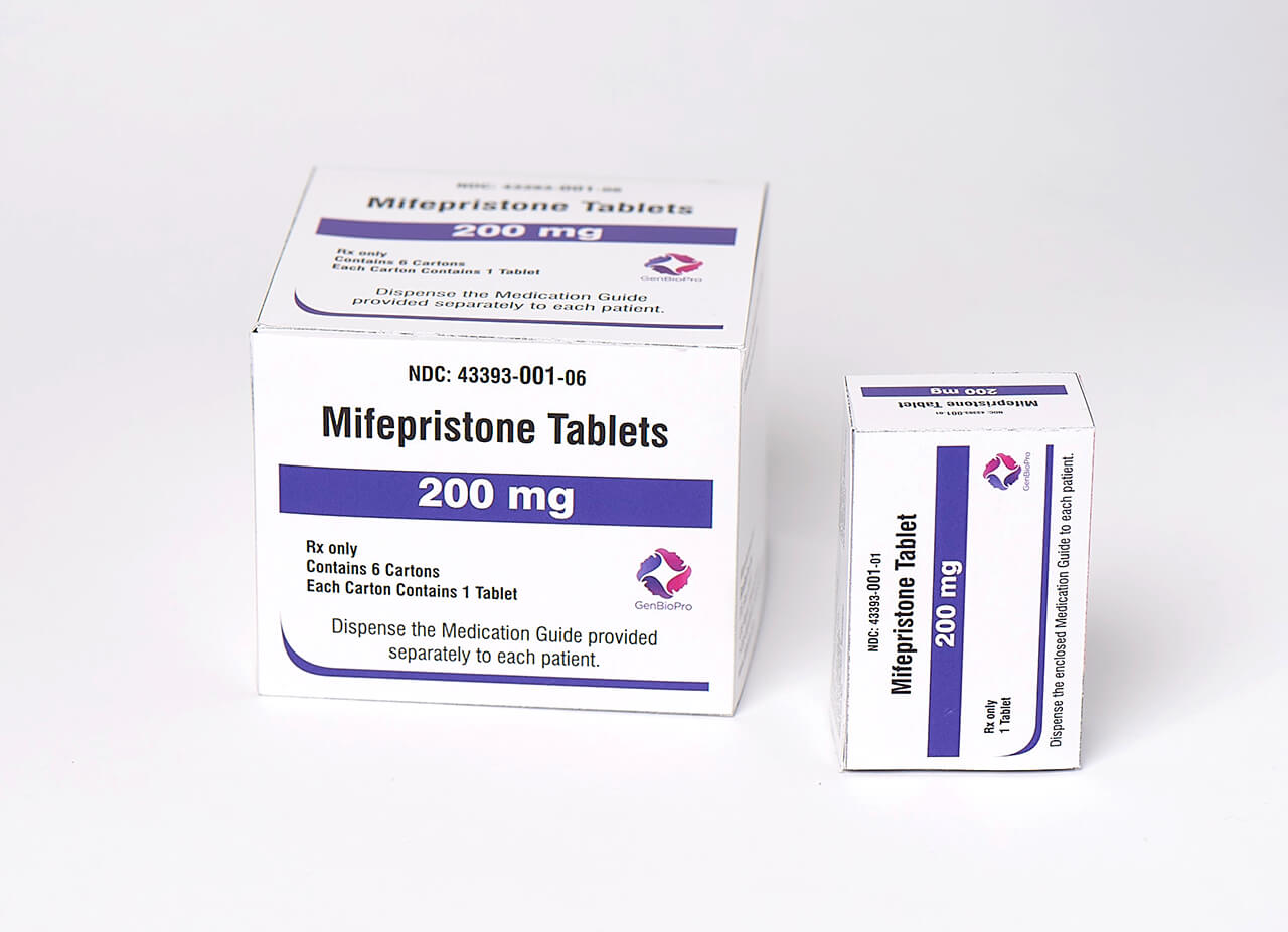 Image: Genbiopro generic abortion pill Mifepristone tablets